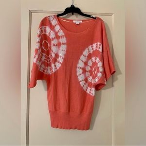 ROZ & ALI Dolman Short Sleeves sweater size M